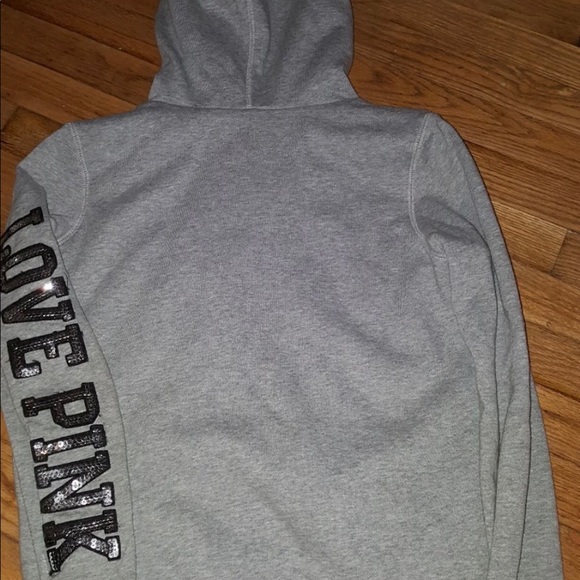 🔥SOLD 🔥Victoria’s Secret Pink Fur Lined Hoodie - Picture 2 of 4